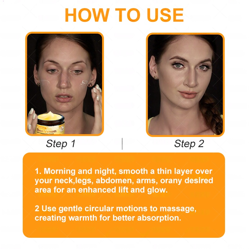 Made and Shipped from USA 🥑 LipMaps® Bee Venom Skin Restoration Cream ⏰ LAST DAY 80% OFF