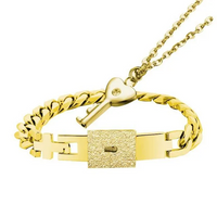 Gold-Bracelet & Necklace
