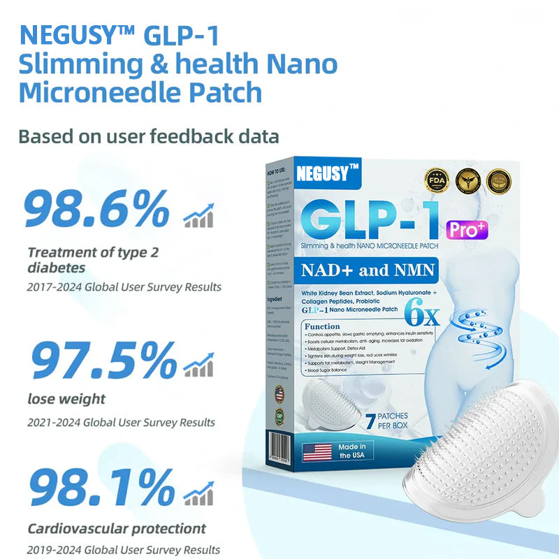 🔥Final 3 Hours: 80% OFF - NEGUSY™ GLP-1 Slimming & health NANO MICRONEEDLE PATCH (Zero Pain. 24/7 Release | Lose 20lbs FAST | 90% Sugar Drop | )👨‍⚕️