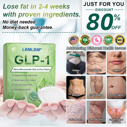 Final 3 Hours: 80% OFF✅ LBMLBM® SMGT-GLP-1 Collagen Nano Microneedle Patch (Clinically Proven & Suitable for All Ages)