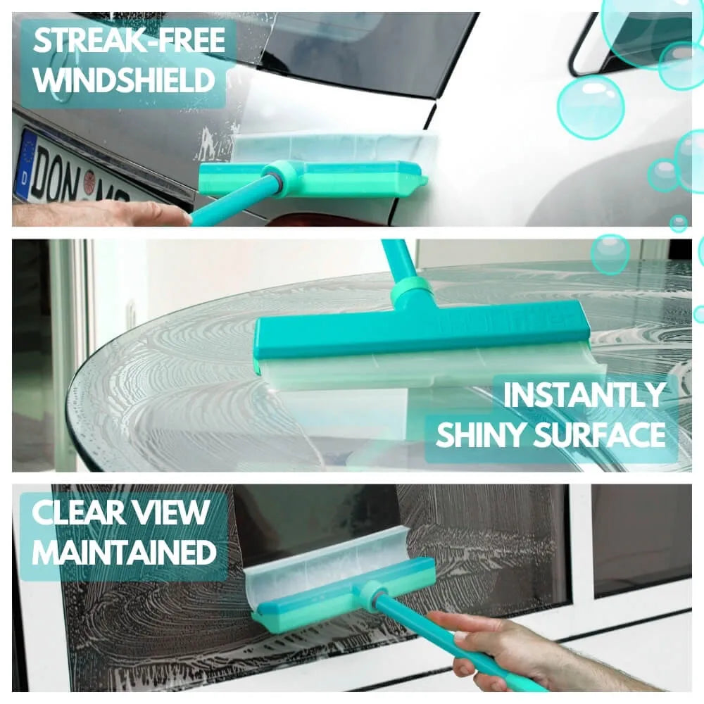 Alisanda™⭐⭐⭐ Final 4 Hours: 50% OFF  Recyclable Silicone Window Squeegee Kit