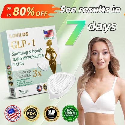 【Last Day Promotion 80% OFF🔥】LOVILDS™ NIDDK-Tirzepatide Slimming & health NANO MICRONEEDLE PATCH🇺🇸👨‍⚕️（Zero Pain, 24/7 Release | Lose 20lbs FAST | 90% Sugar Drop | ）🔥