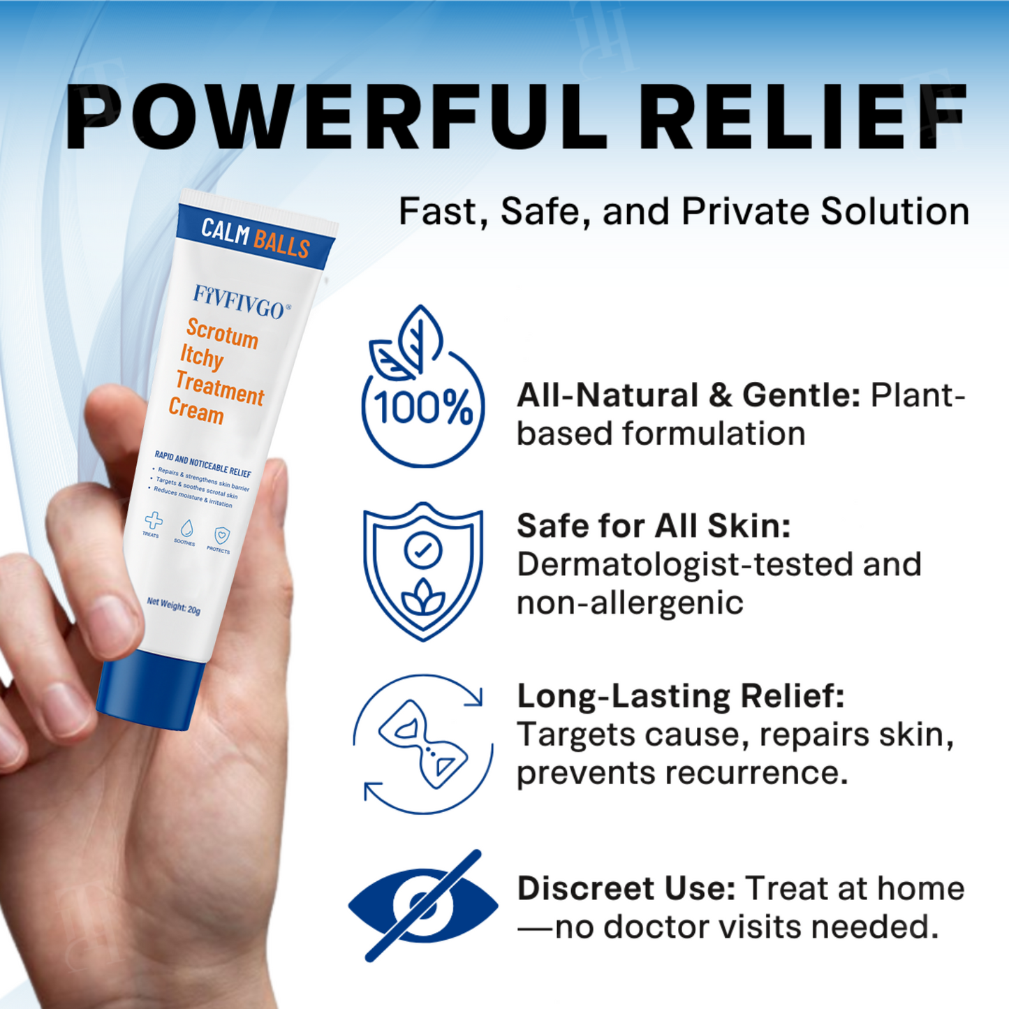 Fivfivgo® Scrotum Itchy Treatment Cream PRO